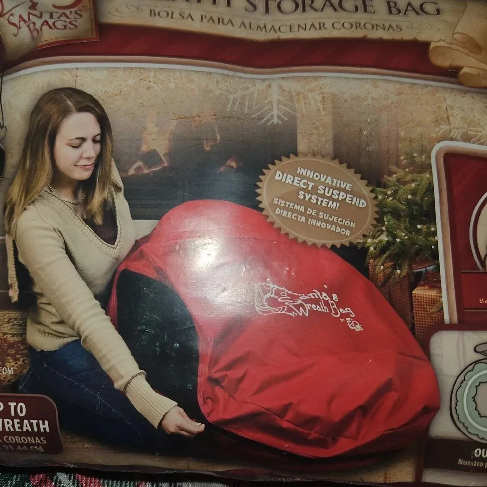 Santa's Bags Wreath Storage Bag